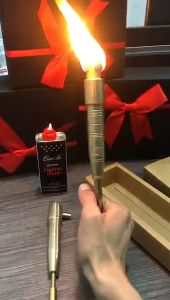 NEW Creative Kerosene Pure Copper Torch Model Gasoline Petroleum Oil Cigarette Lighter Unusual Funny Special Gadget Mens Gift