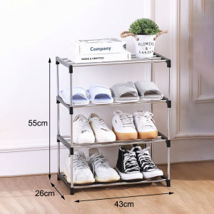 3/4 Shoe Rack Multi Layered And Space Saving Shoe Rack For Simple Household Storage And Storage Three And Four Layer Shoe Racks