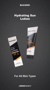 BLACKOSTA 3-in-1 Hydrating Sun Lotion SPF 35 Sun Lotion Pria 100ml