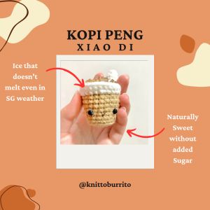 DIY Crochet Kopi Peng Xiao Di [SG Seller Local Stock Ready]