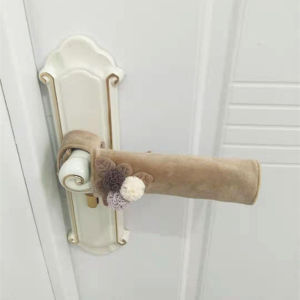 Door Handle Protector Fabric Heattech Collision Pad Door Handle Protective Casing Handle Gloves Winter Anti-Static Door Handle Cover Handle Cover Handle Gloves