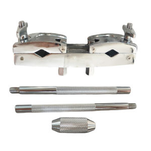 Drum Set ClampTambourines Cowbell Holder Rod Mounting Clamp Bracket with Steel Rod