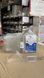 (ชุดละ 2 แพค) กล่องแซนวิชเล็ก กล่องแซนวิชมินิ แพคละ 50 ชิ้น ยี่ห้อEXCEL