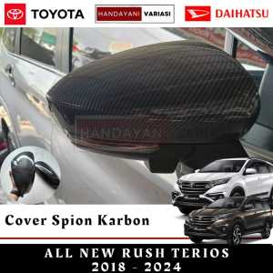 Cover Tutup Spion Mobil All New Rush Terios 2018 2024 Karbon