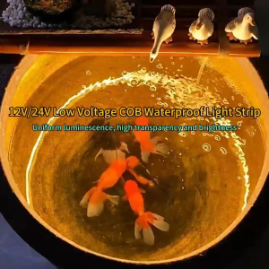 COB Flexible Neon LED Strip Light 24V DC - Self-Adhesive Waterproof Outdoor for Garden/Patio/Wall/Home Decoration | Cuttable & Bright Lighting