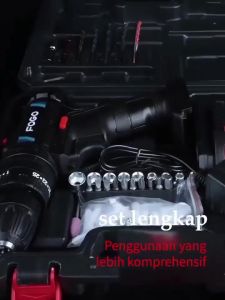 MAKITA 388VF: Mesin Bor Elektrik & Reversible Drill Set