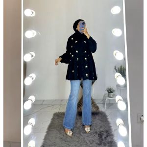 Atasan Babydoll Bordir Bunga