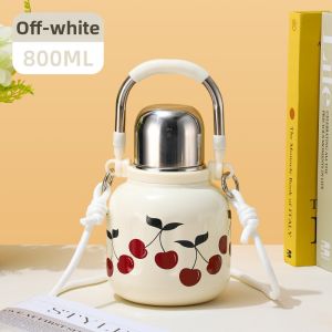 Students Dual-use Large Capacity Stainless Steel Cup