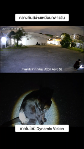 กล้องวงจรปิด AXON Aero S2 กล้องบ้าน Wifi ชัด 2.5K กลางคืนภาพสี 4MP กันน้ำ หมุนได้ ประกัน 2 ปี