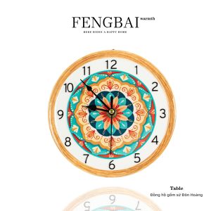 FENGBAI | Lucky Vintage Dunhuang Thangka Art Clock Ornament