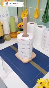 Khăn giấy đa năng siêu thấm lau bếp lau tay cuộn 50 tờ