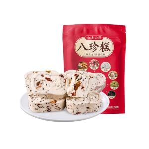 Sugar-Free Red Date Mountain Yams Eight Treasure Cake Nuts Phellodendron Flaxseed Cake Dormitory Leisure Snack Satiety Replacement Meal