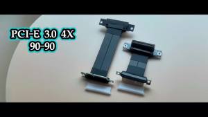 PCI Express 4X Riser Card Bộ Chuyển Đổi 90 Độ Cho Máy Chủ Khung Máy Tính PCI-E 3.0 X4 TO X4 1X Khả Năng Tương Thích
