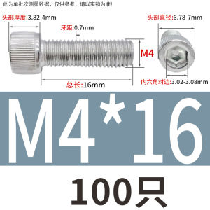 Left-Handed Threaded 304 Stainless Steel Cup Head Reverse Tooth Hex Screw Column Head Reverse Thread Self-Tapping Screw M3456810GH