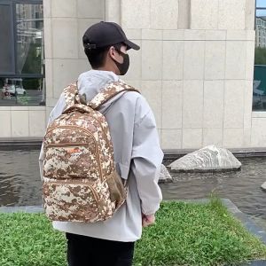 กระเป๋าเดินทางพักผ่อน เป้สะพายหลัง กระายทหเป๋าเป้ลาย ทหารพราง รุ่นใหม่กันน้ำ กระเป๋าสะพายลายทหาร กระเป๋นักเรียน กระเป๋าเป้ชายหญิง