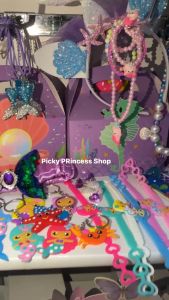 12pcs Under the Sea theme Mermaid Theme Loot Box Candy Bag Favor Bags Gift Tags Birthday Party