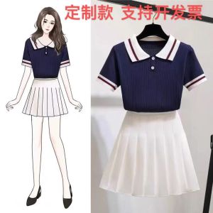 Tùy Chỉnh Logo Bảo Hộ Lao Động Chuyên Nghiệp Phù Hợp Với Đầm Nữ Mùa Hè 2022 Phong Cách Mới Xây Dựng Đội Chân Phòng Khám Trị Liệu Mẫu Giáo Đồng Nhất