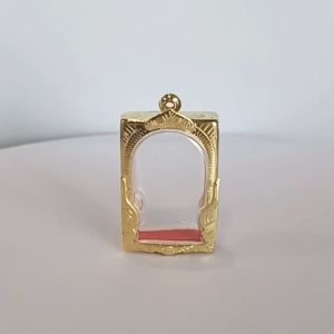 ช้างกระบี่ กรอบพระ 567(ซูม) กรอบพระสมเด็จ กรอบทองไมครอน กรอบพระสมเด็จ ราคา 1,400ถิ่น