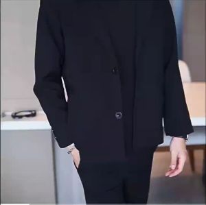 MOLAN Áo khoác nam người đàn ông phù hợp với Ngắn Đẹp trai của người đàn ông xu hướng ánh sáng trưởng thành phong cách áo kinh doanh giản dị cao cấp tay áo dài áo vest