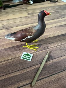 Patung Jontrot Burung Mandar Batu - Decoy Burung Mandar - Manekin burung Mandar besar