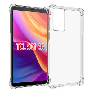 For TCL 501 4G T433D Case Air Cushion Shockproof Clear Airbag Silicone Bumper TPU Back Cover Soft Phone Case for TCL 501 TCL501