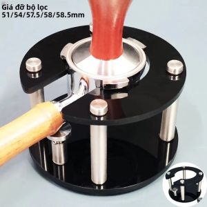 Giá Đỡ Portafilter Cà Phê 51/54/58mm Giá Đỡ Máy Ép Cà Phê Espresso Giá Đỡ Bằng Nhựa Phù Hợp Với Portafilter 51/54/58mm (Một Chiếc)