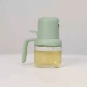 260ML Oil Spray Pot Kitchen Household Edible Olive Oil Spray Bottle Atomized Misty Oil Tank Air Fryer Barbecue Spray Bottle