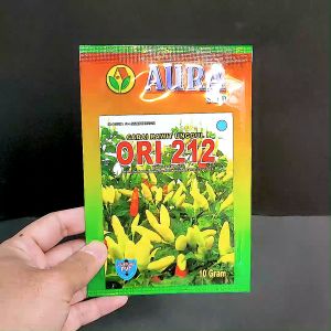 BENIH CABAI RAWIT UNGGUL - ORI 212 - AURA SEED tahan patek tahan virus sigantung benih viral