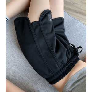 กางเกงขาสั้นทรงหลวมเอวสูงสไตล์เกาหลีสำหรับใส่ไปชายหาด กางเกงขาสั้นลำลองสำหรับใส่อยู่บ้านในช่วงฤดูร้อน กางเกงขายาวทรงขากว้างสำหรับผู้หญิง แฟชั่นทันสมัย