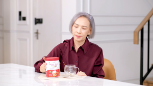 นมผึ้ง+รังนก+แคลเซียมพลัส สูตรใหม่ DRD HERE PLUS สูตรโปรตีนและน้ำนมข้าวโอ๊ต บรรจุ 200000mg #ส่งฟรี