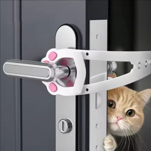 YESPERY Pet Door Gap Holder Cat Freedom Access Door Stopper for Dogs Bedroom Isolation Door Gap Retainer Cat Door Buckle