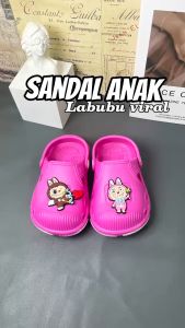 MYFEIDA-FEDOR D-086 SANDAL LUCU ANAK KARAKTER LABUBU/FEDOR E-086 SANDAL ANAK PEREMPUAN LUCU LABUBU