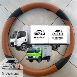 Cover stir Sarung setir mobil truk box sedang Isuzu Hino variasi sabit