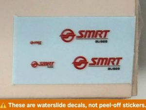 1:110 scale Singapore Mercedes O405G Hispano Habit bendy bus model service 856