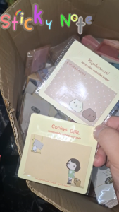 🌈กระดาษโน๊ตกาวในตัว🌈Sticky Note📌เลือกแบบ✔️พร้อมส่งในไทย เตือนความจำ เครื่องเขียน โพสท์อิท จดบันทึก