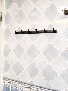 1 Piece Wall Hanging Hook Door Coat Coat Rack Bathroom Toilet Towel Storage Rack Wall Hanging Hook Rack