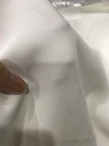 Vải Cotton Hàn màu trắng kem dày vừa mềm co giãn nhẹ (khổ 1m5)may đầm váy vestcomplethời trang cao cấp
