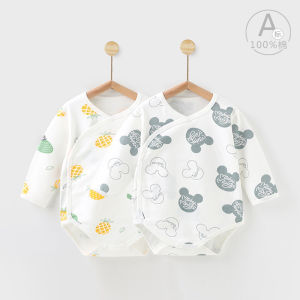 Baby Rompers Long Sleeves Spring & Fall Winter Pure Cotton Triangle Rompers Newborn Jumpsuit Newborn Baby Clothes Autumn Clothes