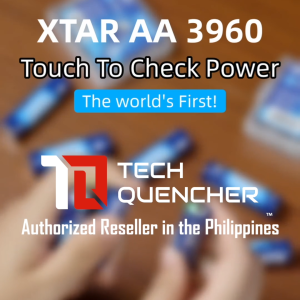 XTAR 3960 AA 1.5V - 2500mAh -  Touch to Check Power - Rechargeable Lithium Battery - LED Indicator