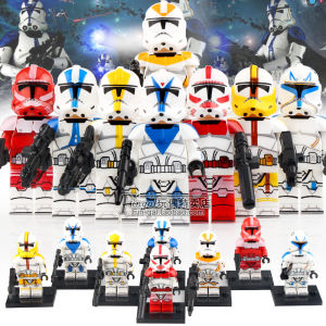 Buildable Clone Trooper Commander with Multiple Weapons Children Toy