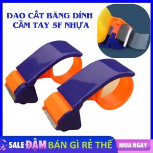 Dụng Cụ Cắt Băng Keo 5F Tay Cầm Nhựa Siêu Nhẹ  Lưỡi Dao Bén - Dao cắt Băng Dính Bàn Cắt Băng Keo Tiện Lợi Đóng Hàng