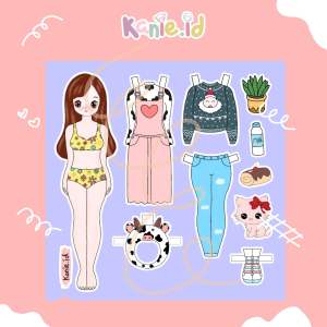 Bongkar Pasang Kertas / Baju bajuan / Paperdoll