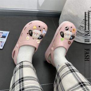 LEAShop นิวคอลเลคชั่นพร้อมส่ง รองเท้าหัวโตเสริมส้นแฟชั่น งานรัดส้น สีทูโทนงานสวยให้เลือกหลากหลายสี บอกเลยว่าน่ารักหวานละมุนทุกสี มาพร้อมตัวติดน้องหมาสุดน่ารัก เล็งสีไหนอยู่ รีบกดสั่งเลย ด่วนๆๆน้า