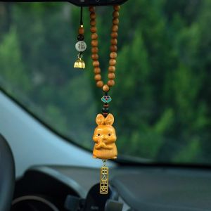 Car Hanging Ornament Snake Year 2025 New Model Zodiac Sign Lucky Charm Vehicle Interior Decoration Pendant New Year Gift