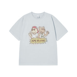 Acme de la vie | Rock Bear Printed Washed T-Shirt