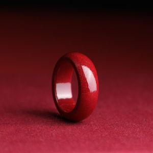 LR-Original authentic Cinnabar Feng Shui Rings Lucky Rings for Men and Women Exclusive Name Blessing Rings Bring Wealth and a Better Life(Changing Life)