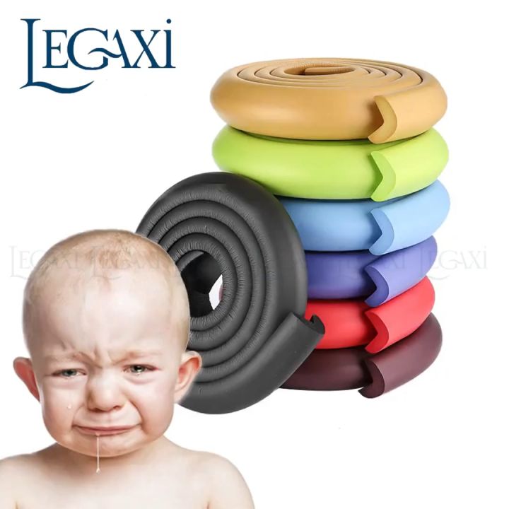 Cuộn Xốp Dài 2 Mét Bọc Cạnh Bàn Chữ U-W-V, Miếng Dán Bịt Góc Tường Chống Va Chạm An Toàn Cho Bé Legaxi