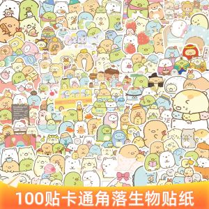 สติกเกอร์ตกแต่งคอมพิวเตอร์และแก้วน้ำลายการ์ตูนสุดน่ารัก 100 ชิ้น ติดเต็มจอ ทนต่อความชื้น สติกเกอร์ตกแต่งบ้านสำหรับเด็ก