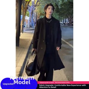 CHENMU | American Godfather Style Mid-long Coat Mens Elegant and Stylish Autumn Winter British Style Trench