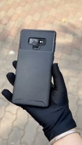 Ốp lưng Carbon chống trầy xước bám vân tay cho Samsung Note 9 Note 10 Note 10+ S9 S9+ S10 S10+ A10 A10s A20 A30 A30s A50